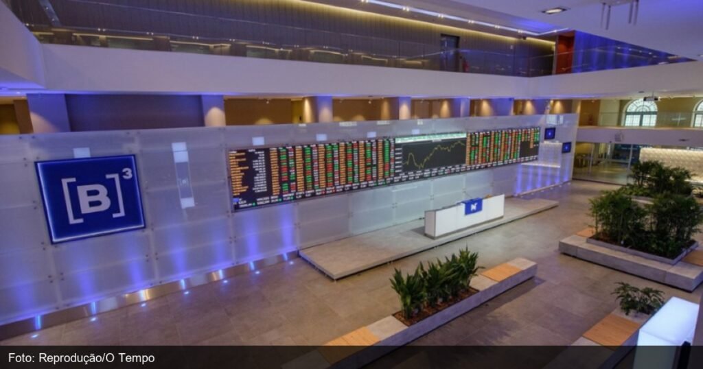 Painel de cotações do mercado financeiro brasileiro